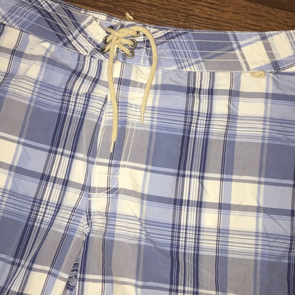 Ralph Lauren Plaid Swim Trunks Board Shorts Sz 38 - Picture 2 of 5
